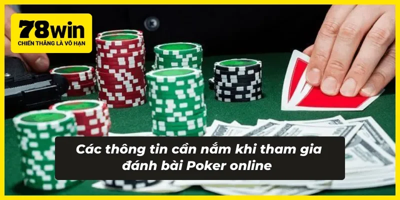Chi tiết luật chơi game bài Poker online tại nhà cái 